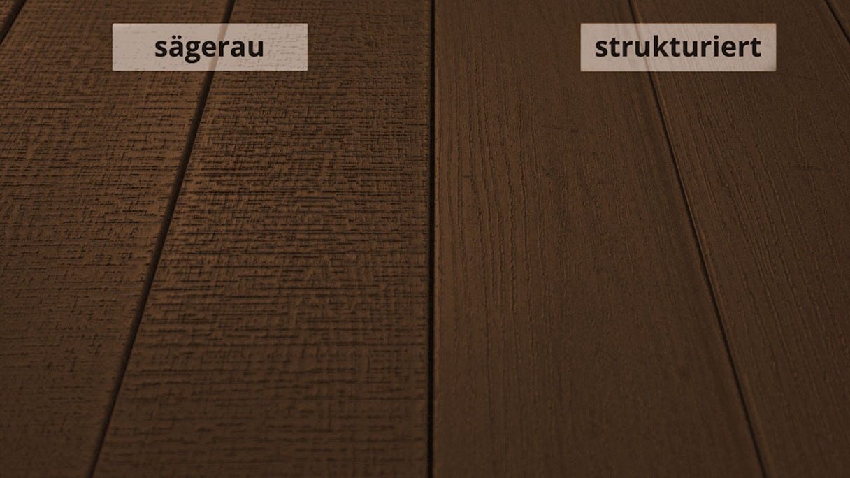 Complete set TitanWood 4m solid plank wood structure dark brown 20m² incl. aluminium-UK