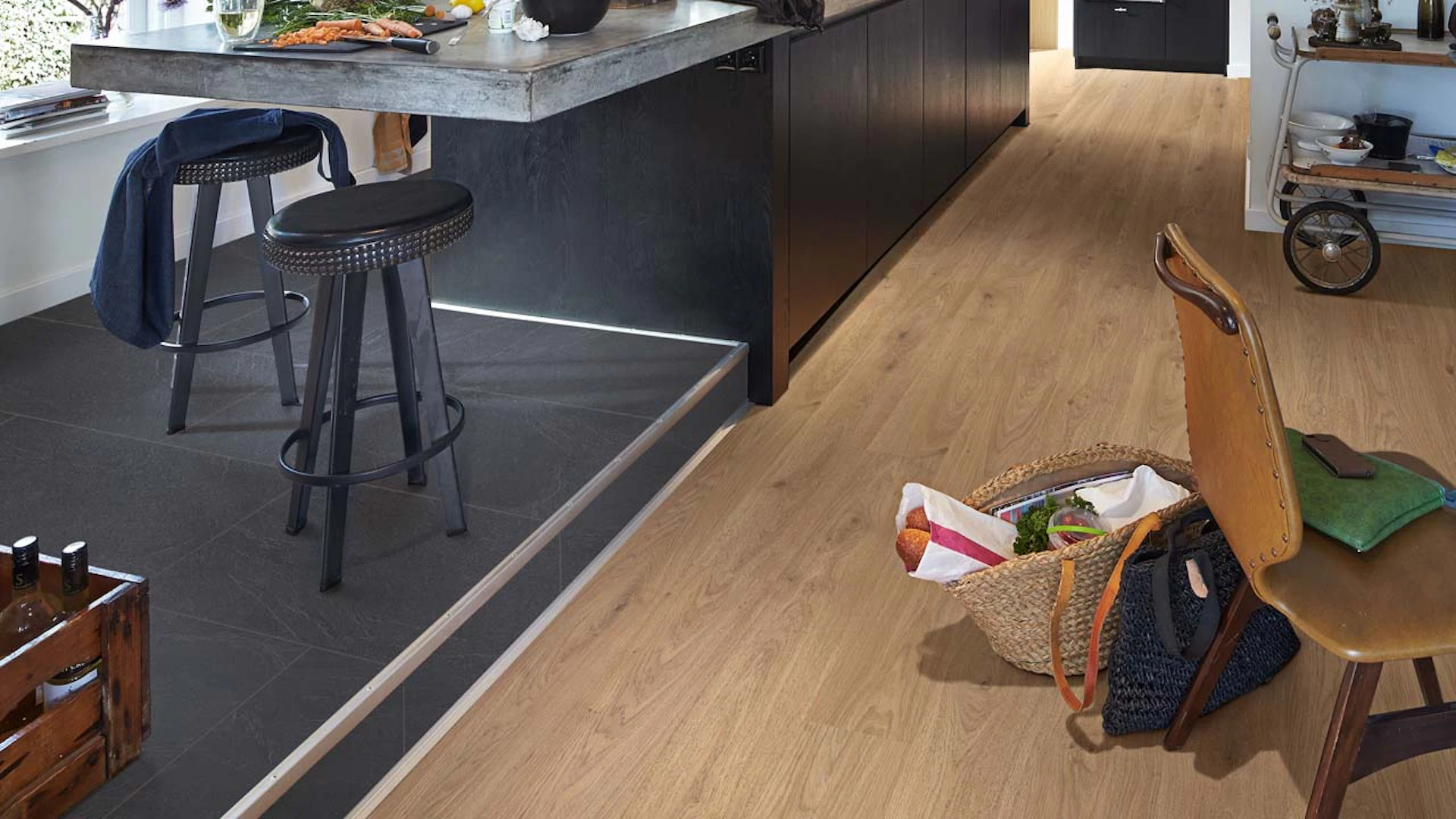 MEISTER Laminate - MeisterDesign LB 150 Slate anthracite 06137 | Made in Germany (600003-0857398-06137)