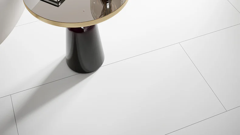 planeo Vinile rigido a incastro - Bianco pietra opaco | Isolamento acustico integrato (100P2935MT)