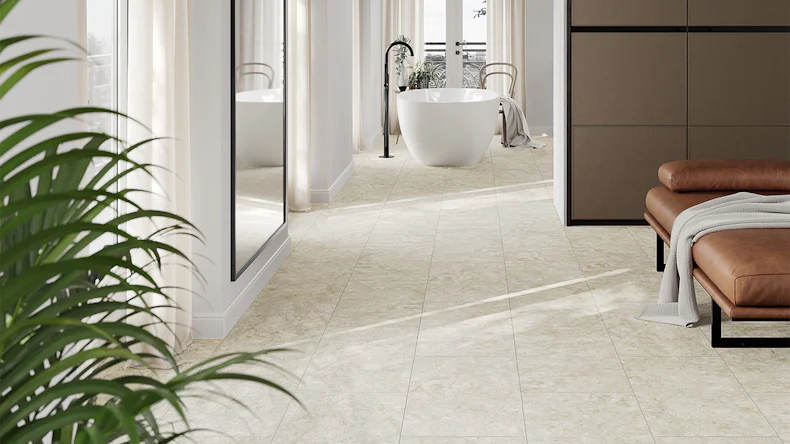 planeo Vinyle à clic rigide - Stone Sandstone | Isolation phonique intégrée (100P3021)