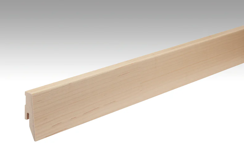 MEISTER Sockelleisten Fußleisten Ahorn kanadisch 027 - 2380 x 60 x 20 mm (200049-2380-00027 - 103023027)