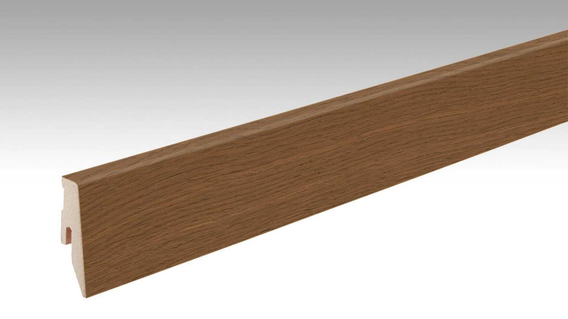 MEISTER skirting boards brown oak 1235 - 2380 x 60 x 20 mm (200049-2380-01235)
