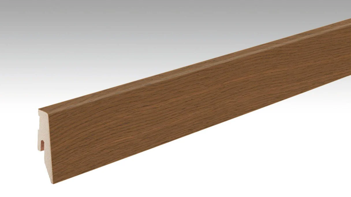 MEISTER skirting boards brown oak 1235 - 2380 x 60 x 20 mm (200049-2380-01235)