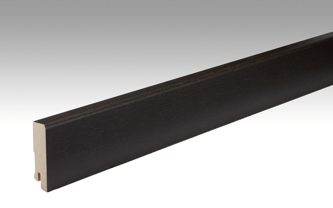 MEISTER Skirtings Oak black-brown 1009 - 2380 x 60 x 16 mm (200052-2380-01009)