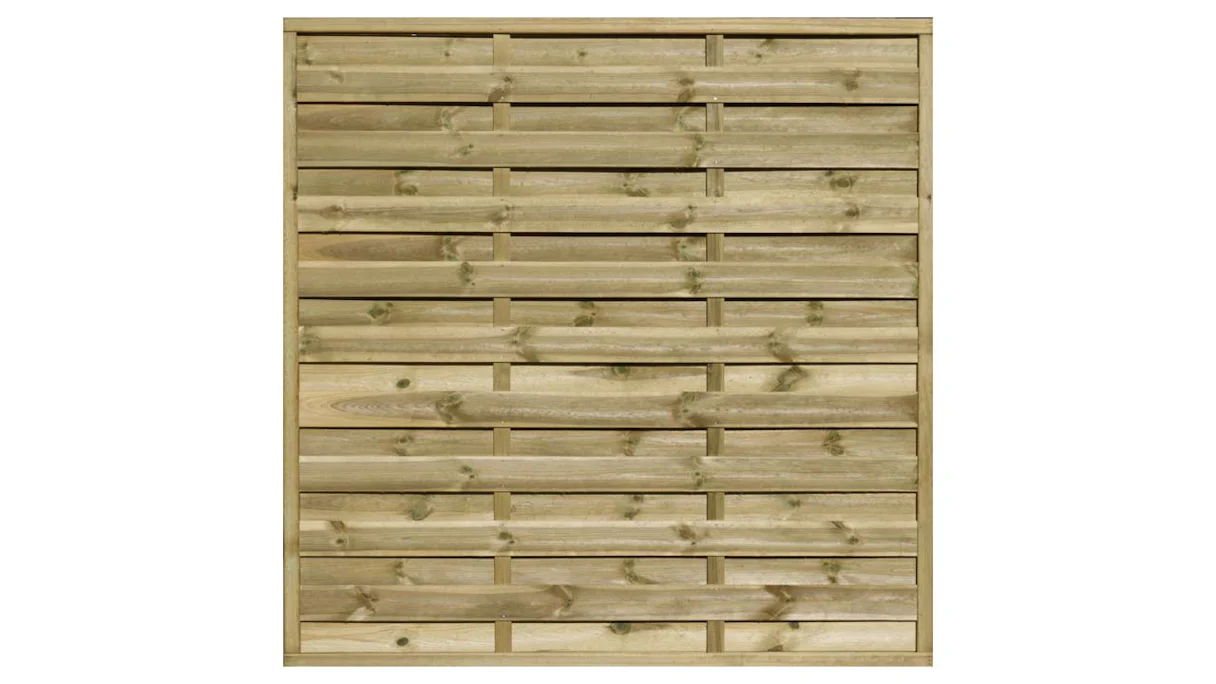 planeo TerraWood - PRIME Clôture étanche en pin 180 x 180 cm