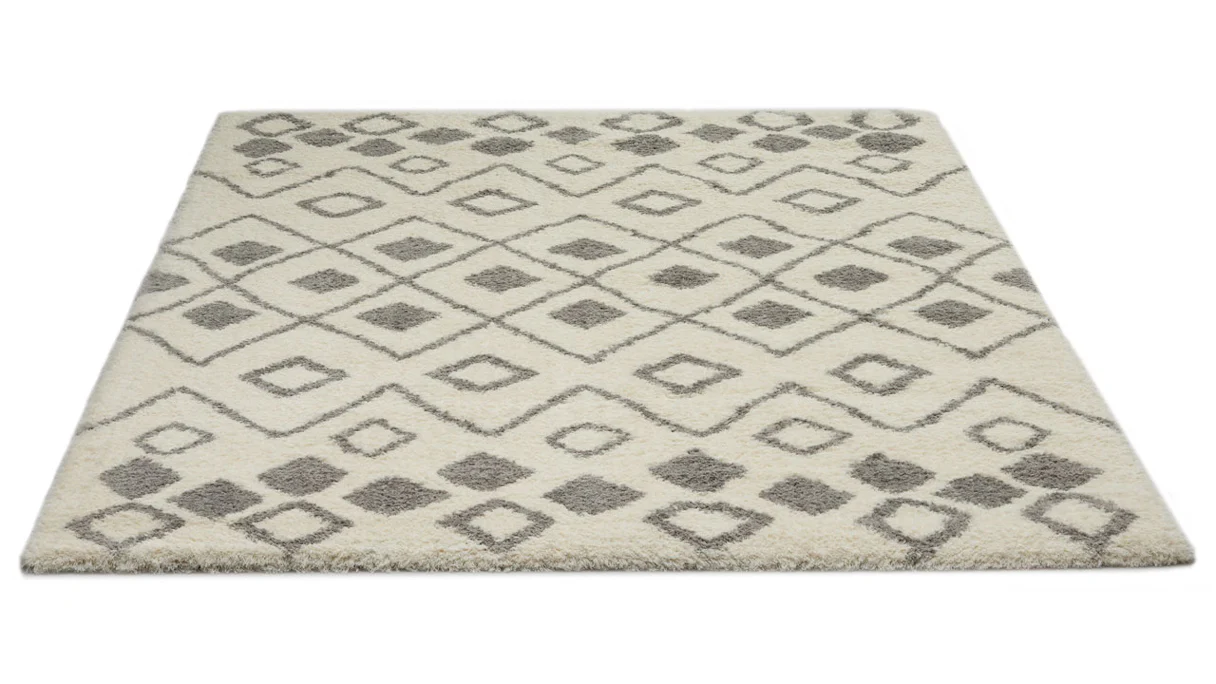 planeo Teppich Berber Grau 60 x 115cm