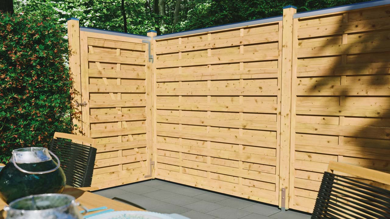 planeo TerraWood - PRIME MAX slat fence solid pine