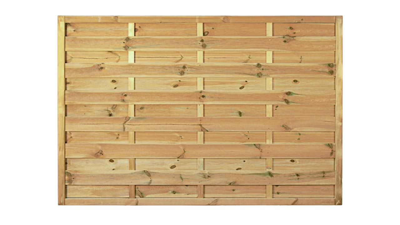 planeo TerraWood - PRIME MAX slat fence solid pine 180 x 120 cm