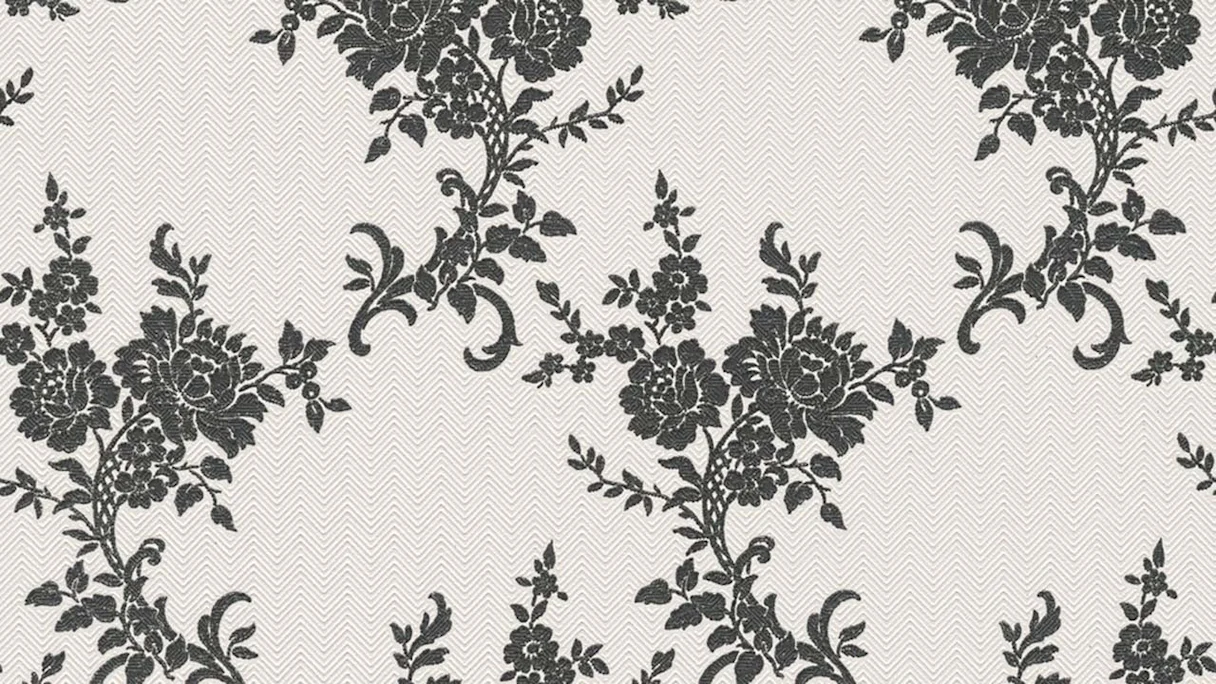 Belle Epoque Flowers & Nature Wallpaper Classic White 220