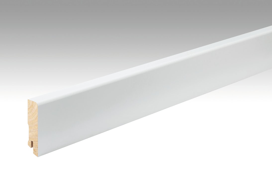 MEISTER Skirtings White DF (RAL 9016) 2266 - 2380 x 60 x 16 mm (200041-2380-02266)
