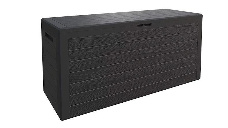 Auflagenbox Anthrazit Holzoptik 280 L