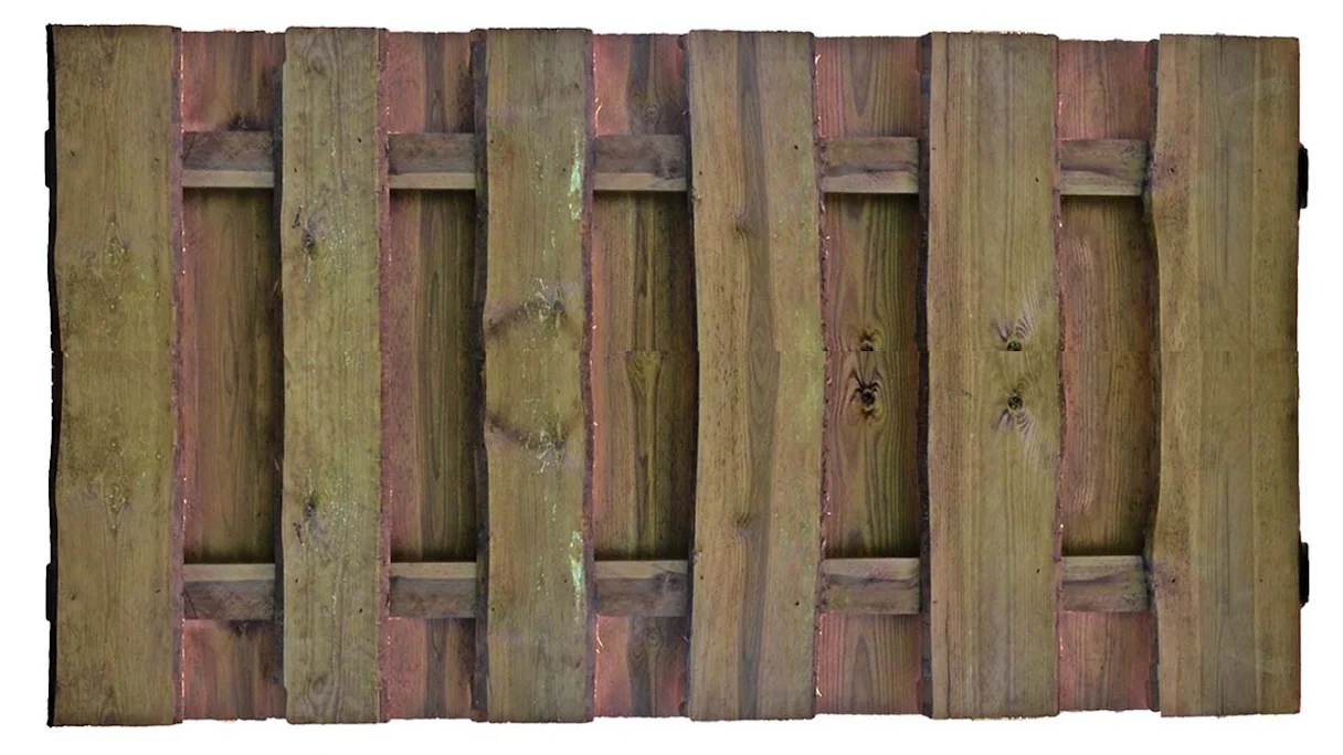 planeo TerraWood - ELITE privacy fence pine 180 x 90 cm