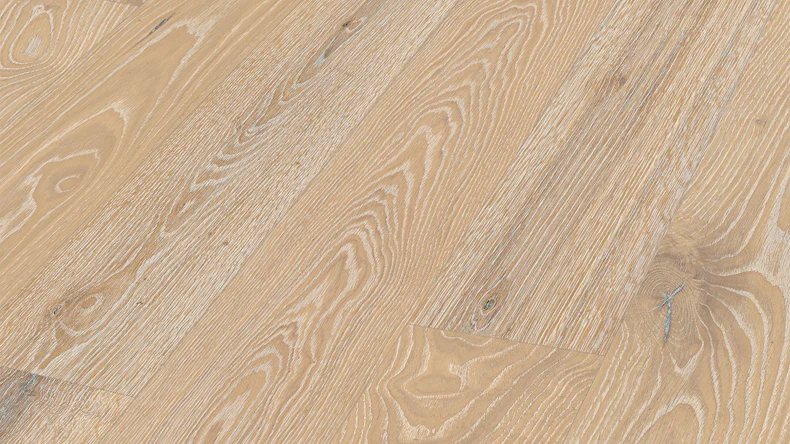 MEISTER Holzboden - Natureflex HD 100 Eiche lebhaft leichtweiss gekälkt 20016 | Authentisches Erscheinungsbild (500139-2200210-20016)