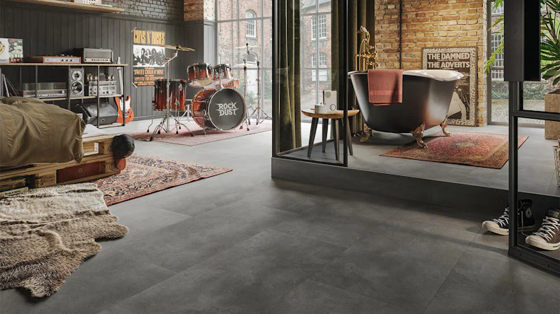 MEISTER Designboden Dryback-Vinyl DB 155 - 20208 Stoner rock Steinporen-Struktur (400058-0914457-20208)