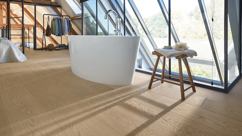 MEISTER Lindura-Holzboden HD 400 - 20224 Eiche natur sandgrau ultramattlackiert 2200 x 270 x 11 mm (500214-2200270-20224)