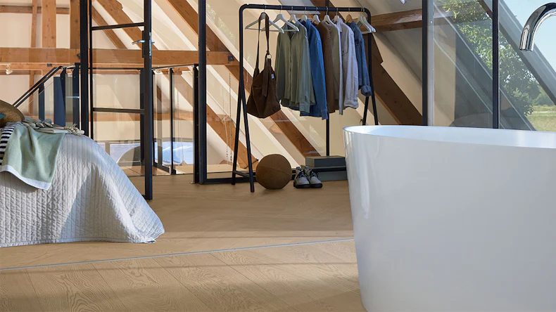 MEISTER Lindura-Holzboden HS 500 - 20232 Eiche classic sandgrau ultramattlackiert 700 x 140 x 11 mm (500010-0700140-20232)