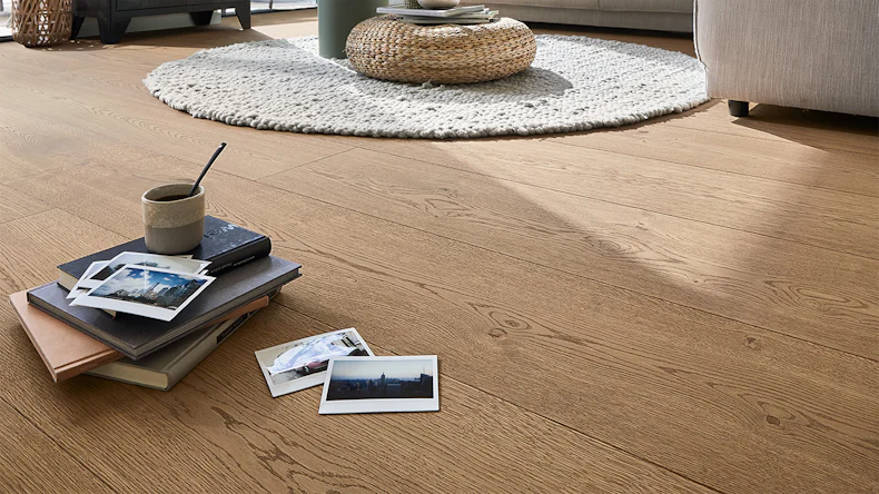 MEISTER Lindura-Holzboden HD 400 - 20225 Eiche authentic lehmbraun ultramattlackiert 2200 x 270 x 11 mm (500214-2200270-20225)