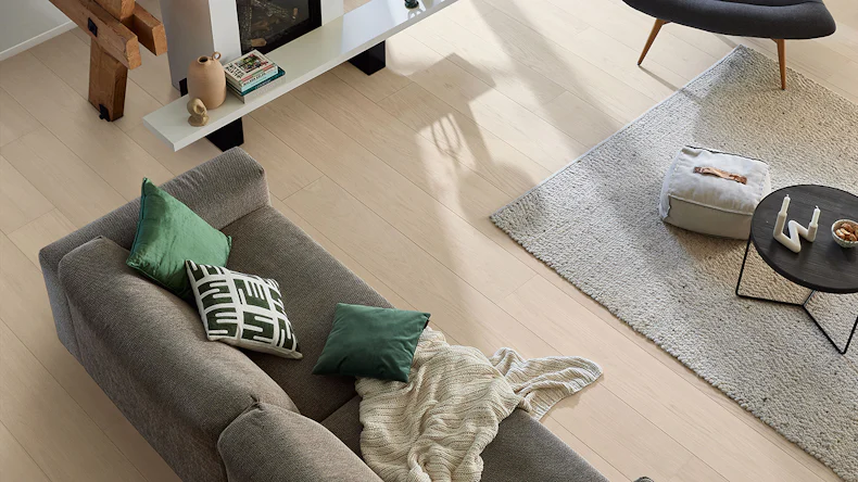 MEISTER Lindura-Holzboden HD 400 - 20229 Eiche natur perlweiß ultramattlackiert 2200 x 270 x 11 mm (500214-2200270-20229)