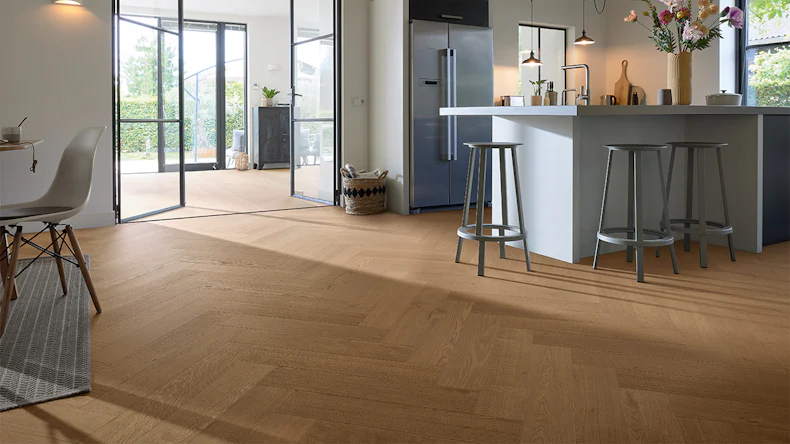 MEISTER Lindura-Holzboden HS 500 - 20233 Eiche classic lehmbraun ultramattlackiert 700 x 140 x 11 mm (500010-0700140-20233)