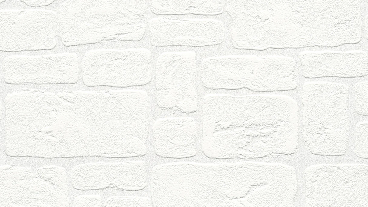 carta da parati in vinile pietra da parati bianca bianca moderna pietre Simply White 042
