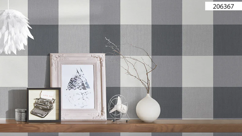 Vinyltapete Black & White 4 A.S. Création Modern Grau Weiß 367