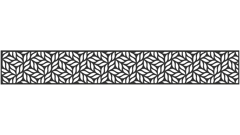 planeo Gardence - Inserto di design Leafs 179,5x25,5x0,15 cm