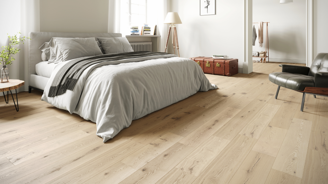 SKAVA Parkett - Eiche Stockholm 2200 x 220 mm | weiss geölt (GT-2200220-WG)