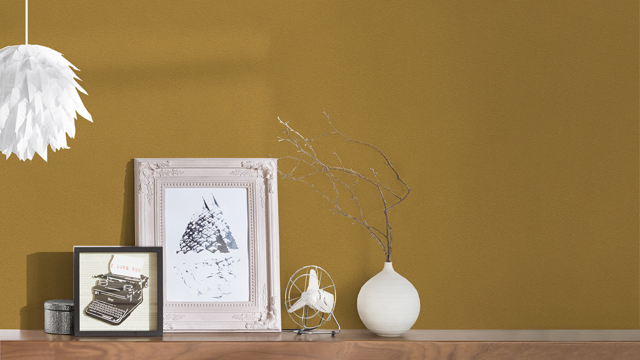 Vinyltapete orange Klassisch Uni Memory 3 186