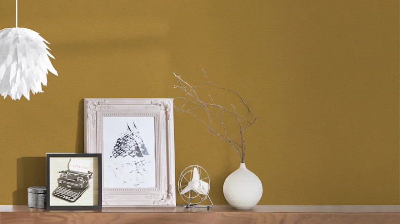 Vinyltapete orange Klassisch Uni Memory 3 186