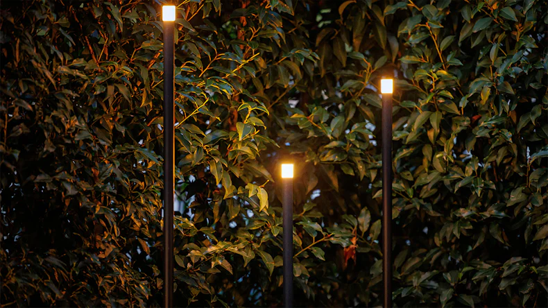 planeo Gartenbeleuchtung 12V - LED-Sockelleuchte Erba 3 Set - 1W 100 Lumen