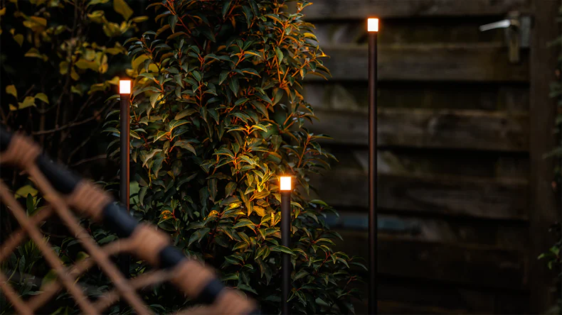 planeo Gartenbeleuchtung 12V - LED-Sockelleuchte Erba 3 Set - 1W 100 Lumen