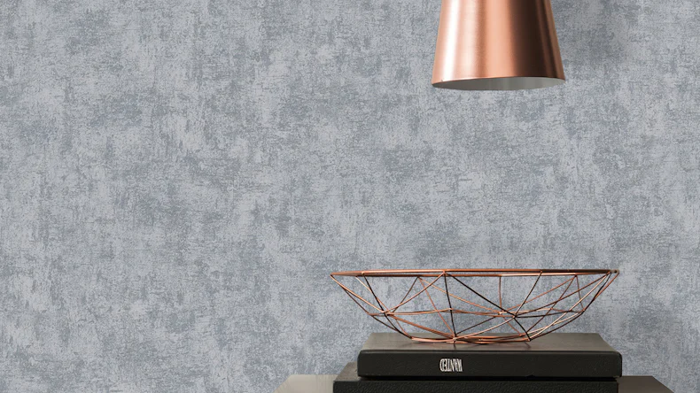 Vinyltapete grau Modern Uni Elements 019