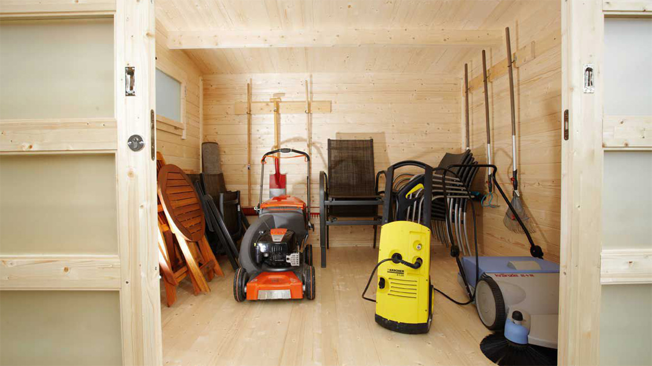 planeo abri de jardin - Maison système Pulti 28 ST-B nature