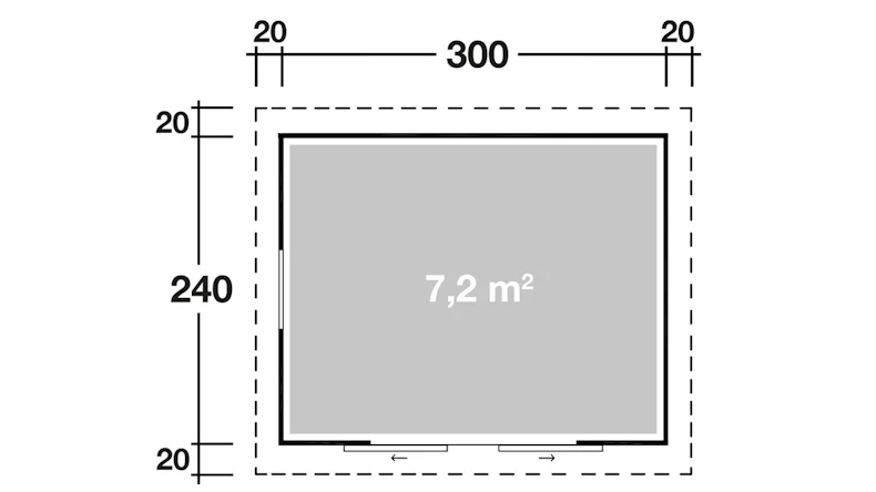 planeo abri de jardin - Maison système Pulti 28