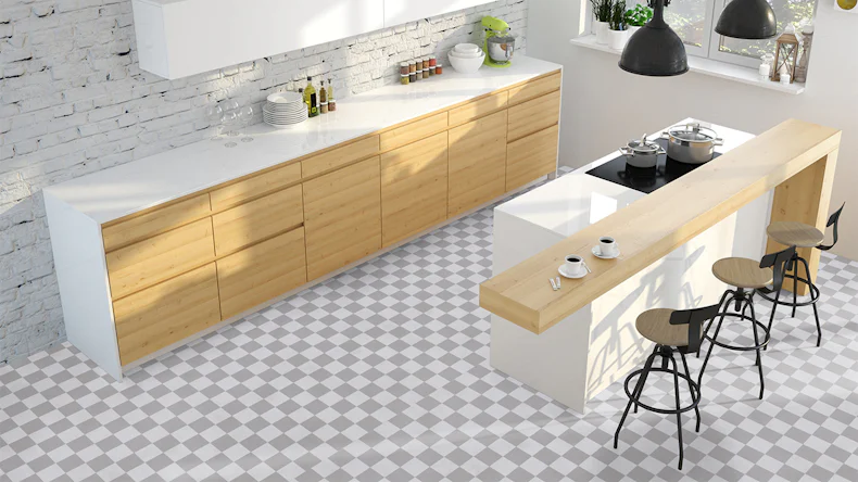 Gerflor CV-Belag - LOFTEX CHESS GREY 4m - 2295