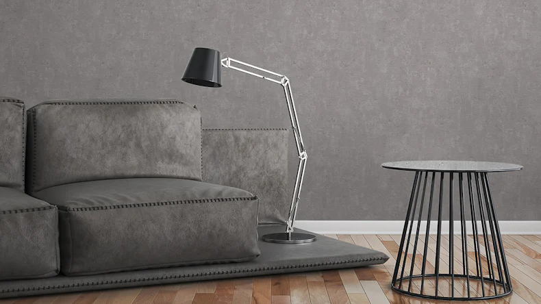 Vinyltapete grau Modern Uni Used Look 713