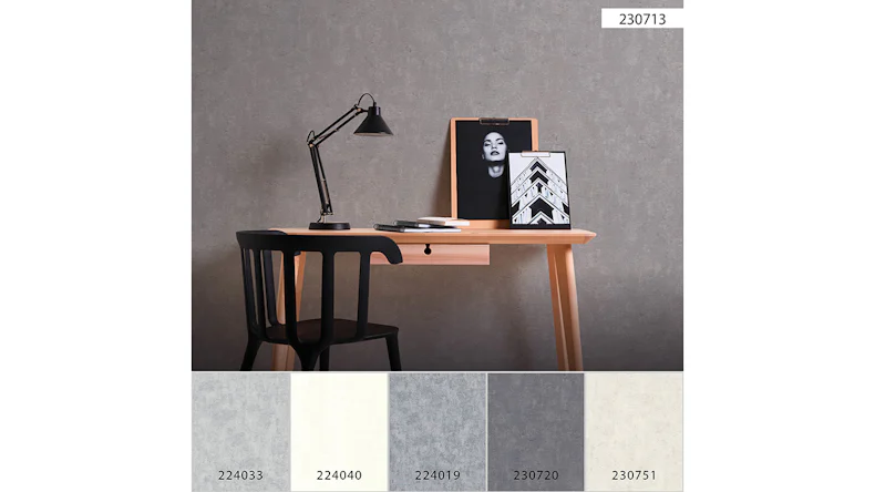 Vinyltapete grau Modern Uni Used Look 713