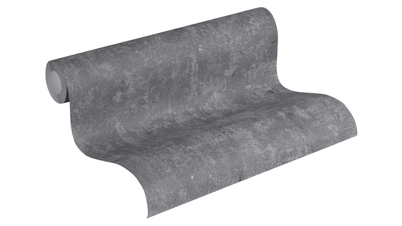 Vinyltapete grau Modern Uni Used Look 720