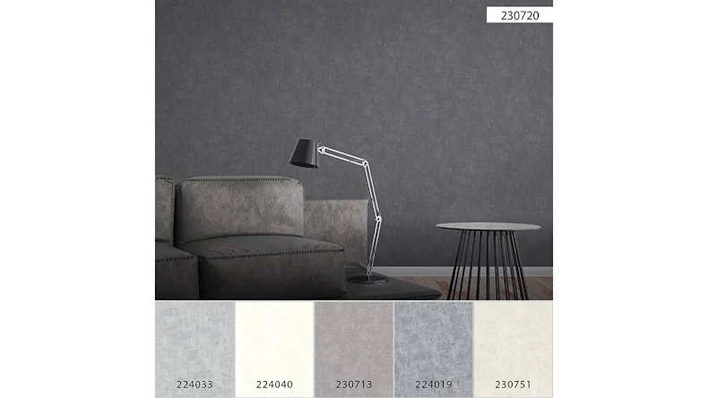 Vinyltapete grau Modern Uni Used Look 720