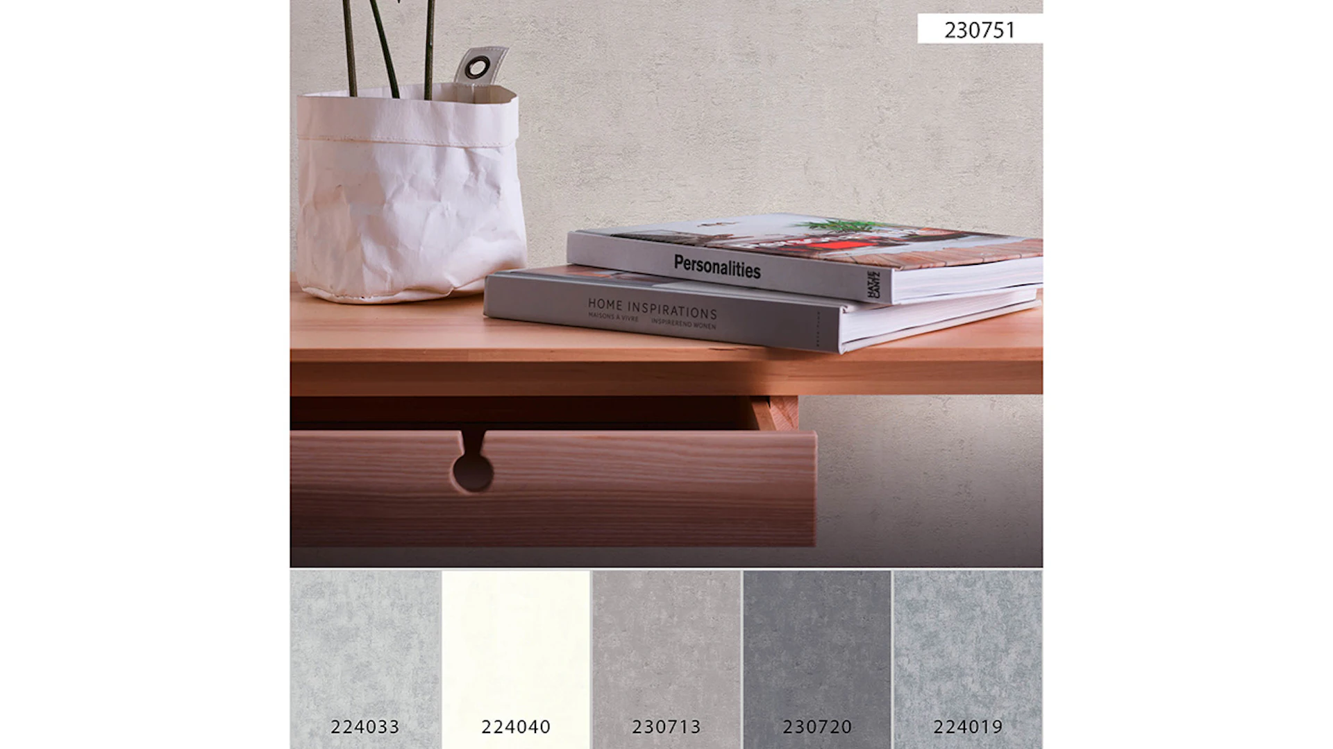 vinyl wallpaper grey modern uni used look 751