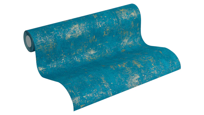 Vinyltapete blau Modern Uni Trendwall 768