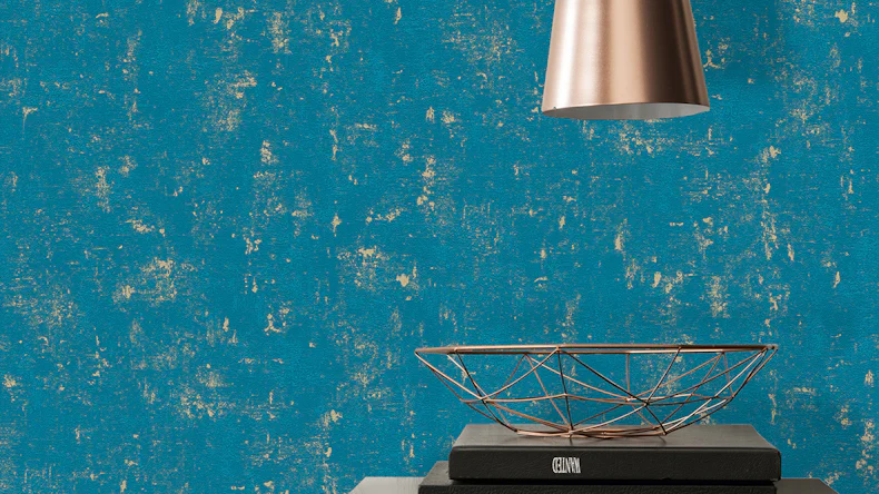 Vinyltapete blau Modern Uni Trendwall 768