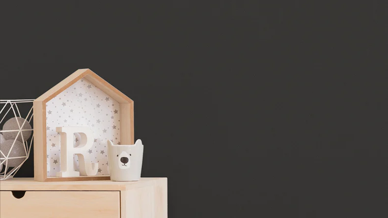 carta da parati in vinile nero moderno uni Il Decoro 942