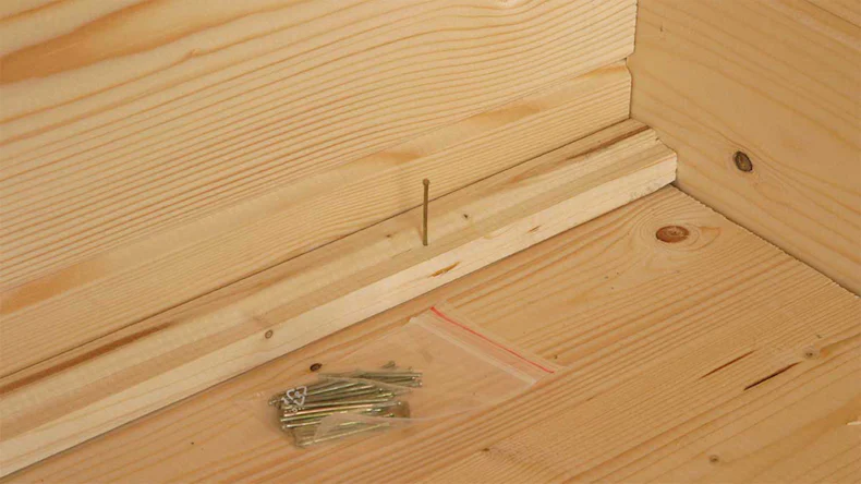 planeo abri de jardin - Maison système Varianta A avec SD/mur arrière/plancher de terrasse 250 cm