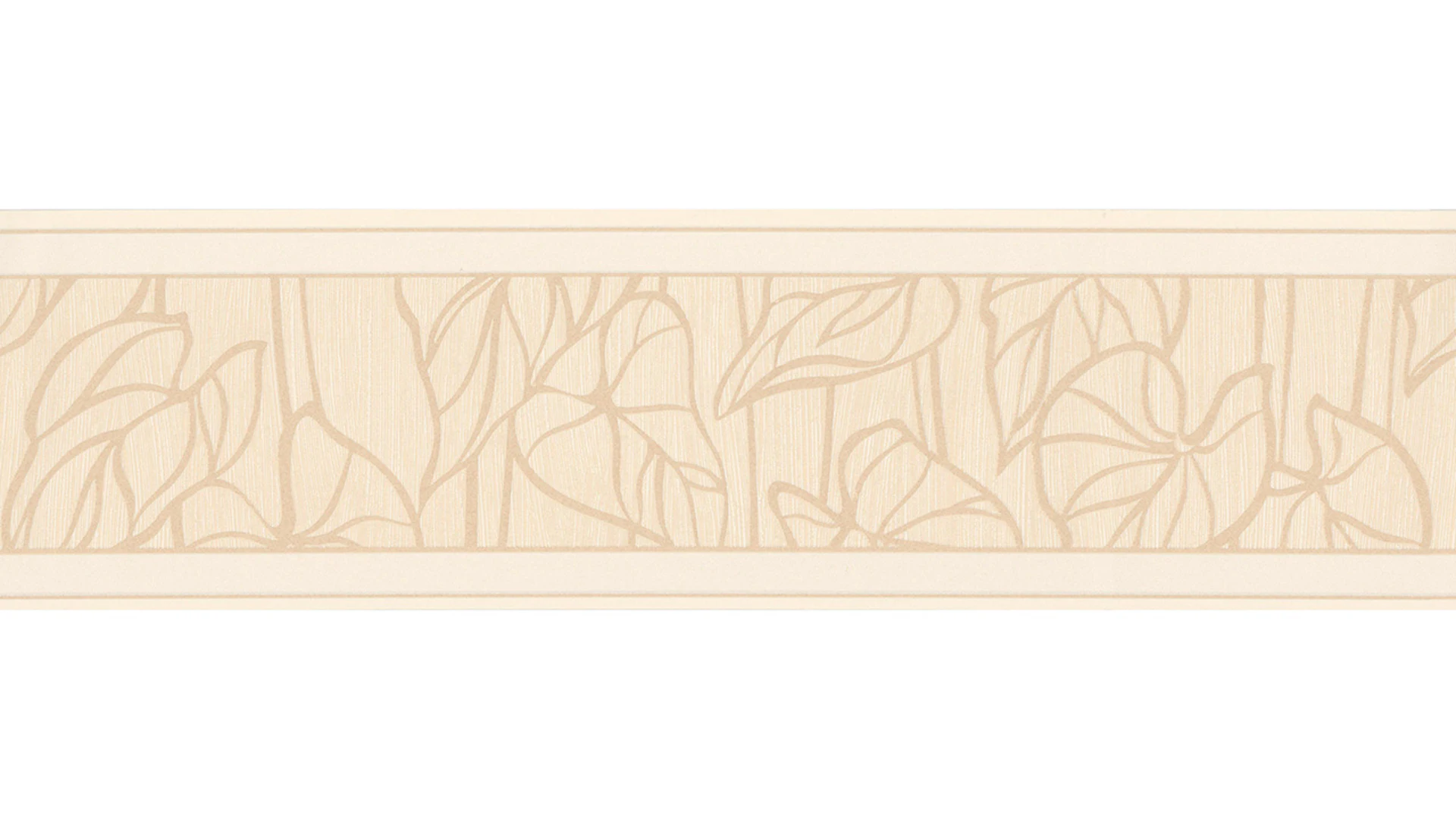 Papier peint vinyle bordure blanche Modern Flowers & Nature Only Borders 10 025