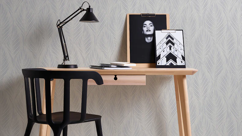 Vinyltapete weiß Modern Streifen Blumentapete Meistervlies 2020 919