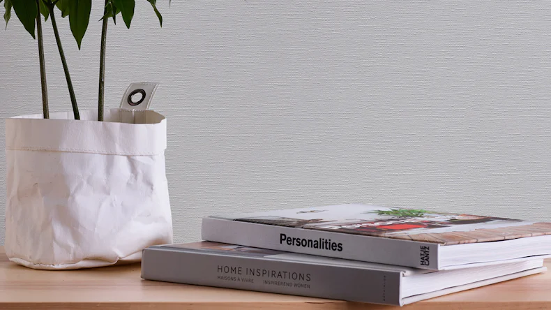 Vinyltapete weiß Klassisch Uni Simply White 213