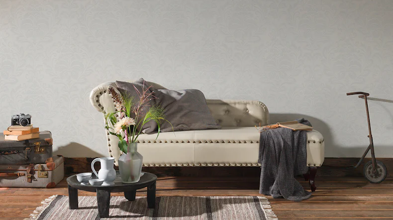 Vinyltapete beige Vintage Ornamente Blumen & Natur Styleguide Jung 2021 440