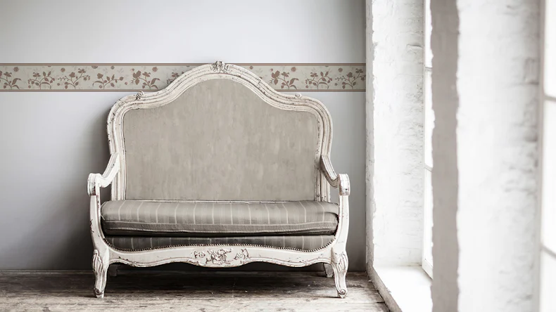 Vinyltapete Bordüre braun Modern Ornamente Blumen & Natur Only Borders 10 816