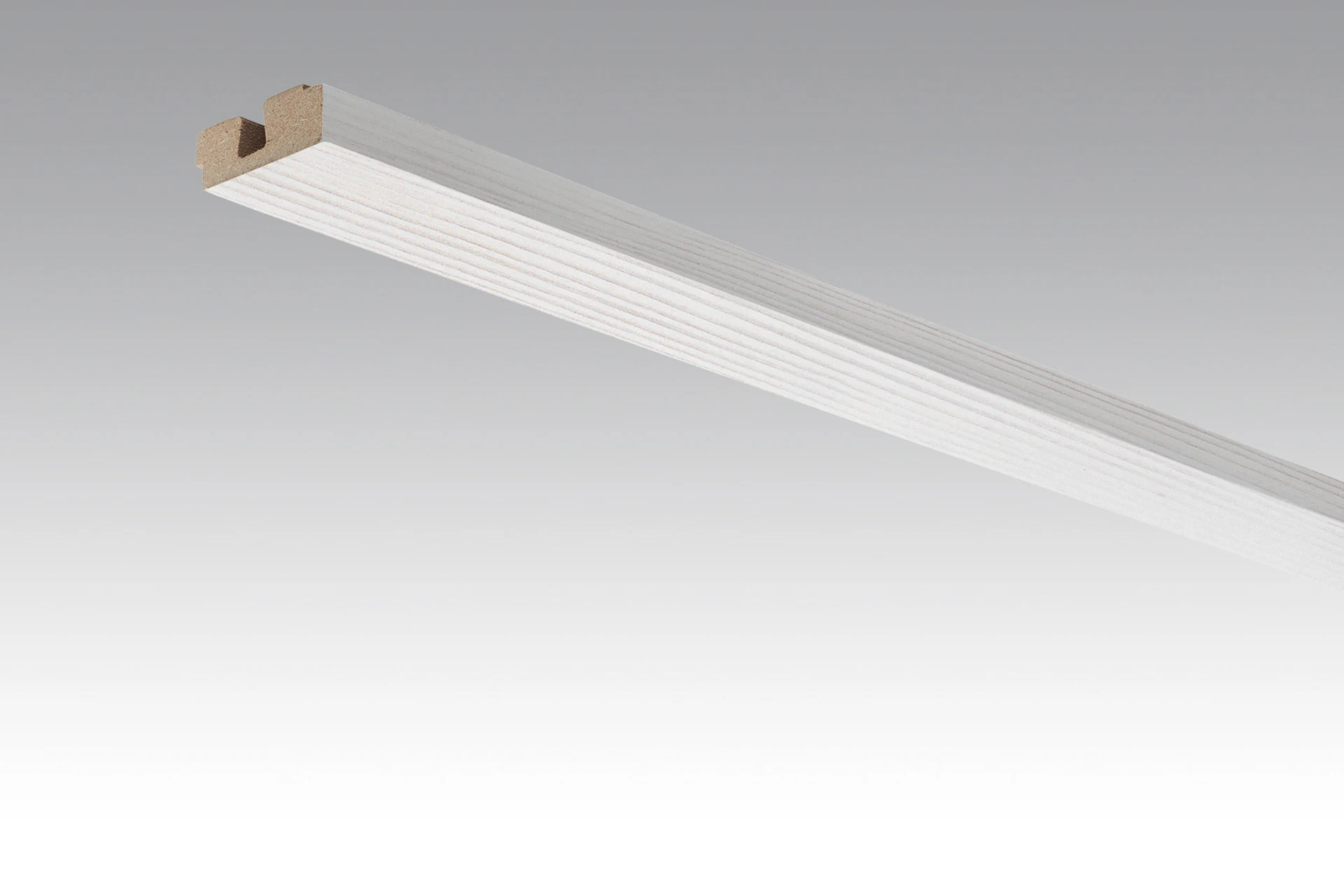 MEISTER Skirtings Ceiling trims Pine white 4005 - 2380 x 40 x 15 mm (200032-2380-04005)